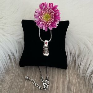 👠 BRIGHTON Retired High Heel Pendant Necklace Adjustable